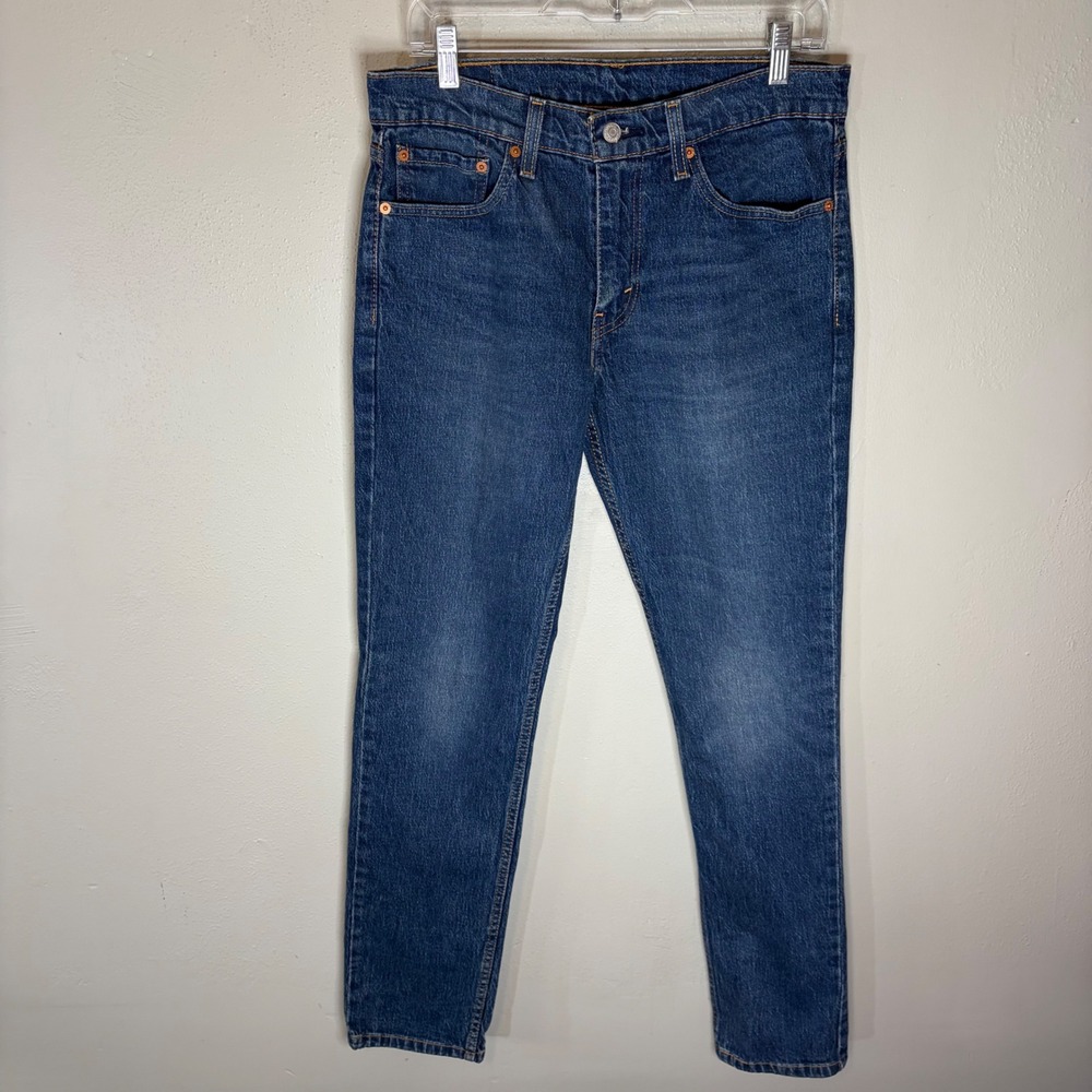 Levis 511 Slim Fit Mens Jeans Blue Denim 32x34 Medium Wash 5 Pocket